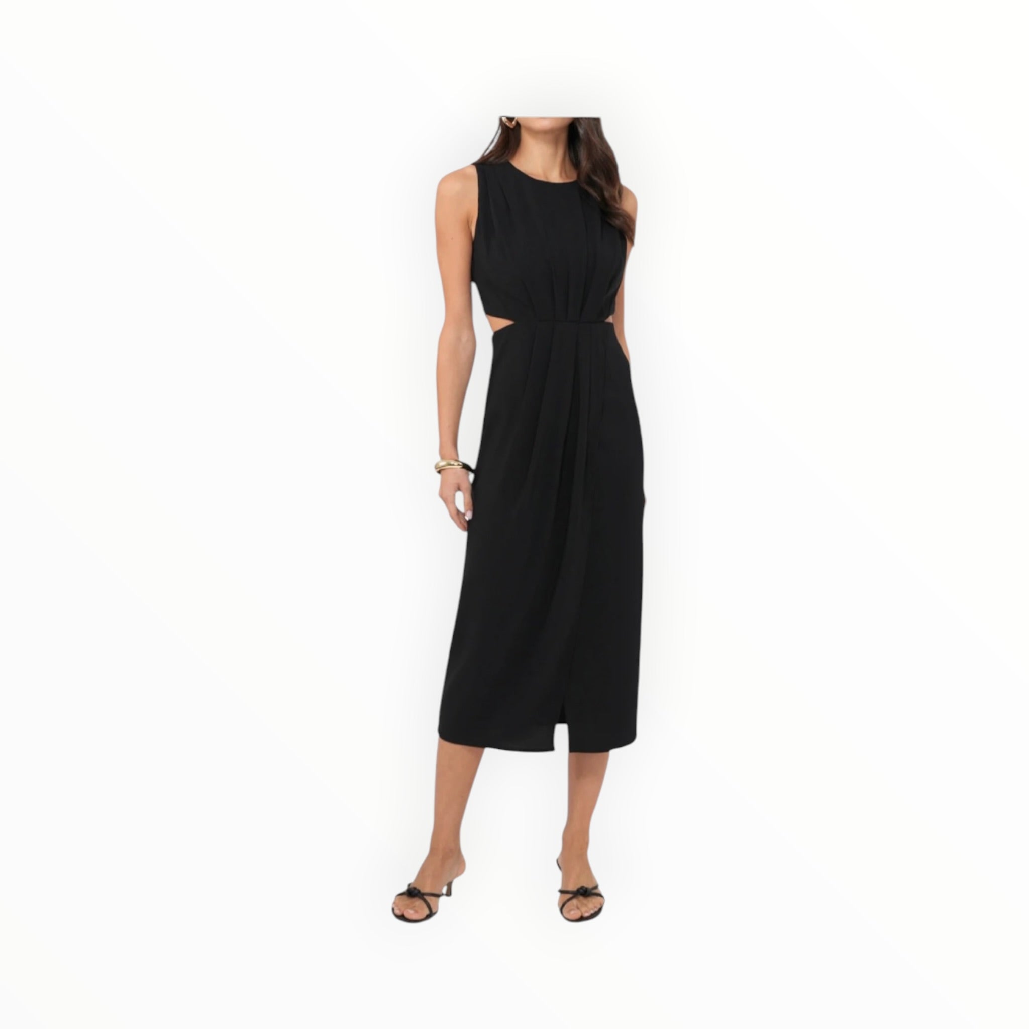 Greylin Ednis Midi Dress - Black