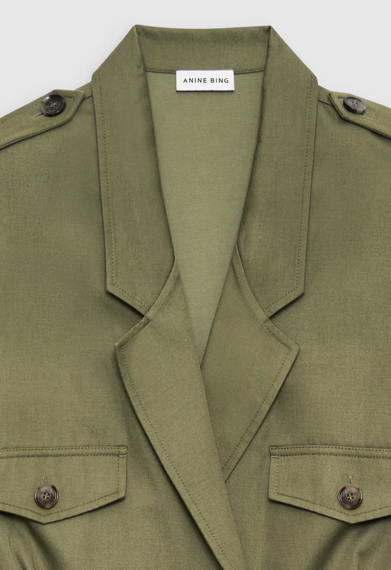 Anine Bing Zelda Dress - Olive