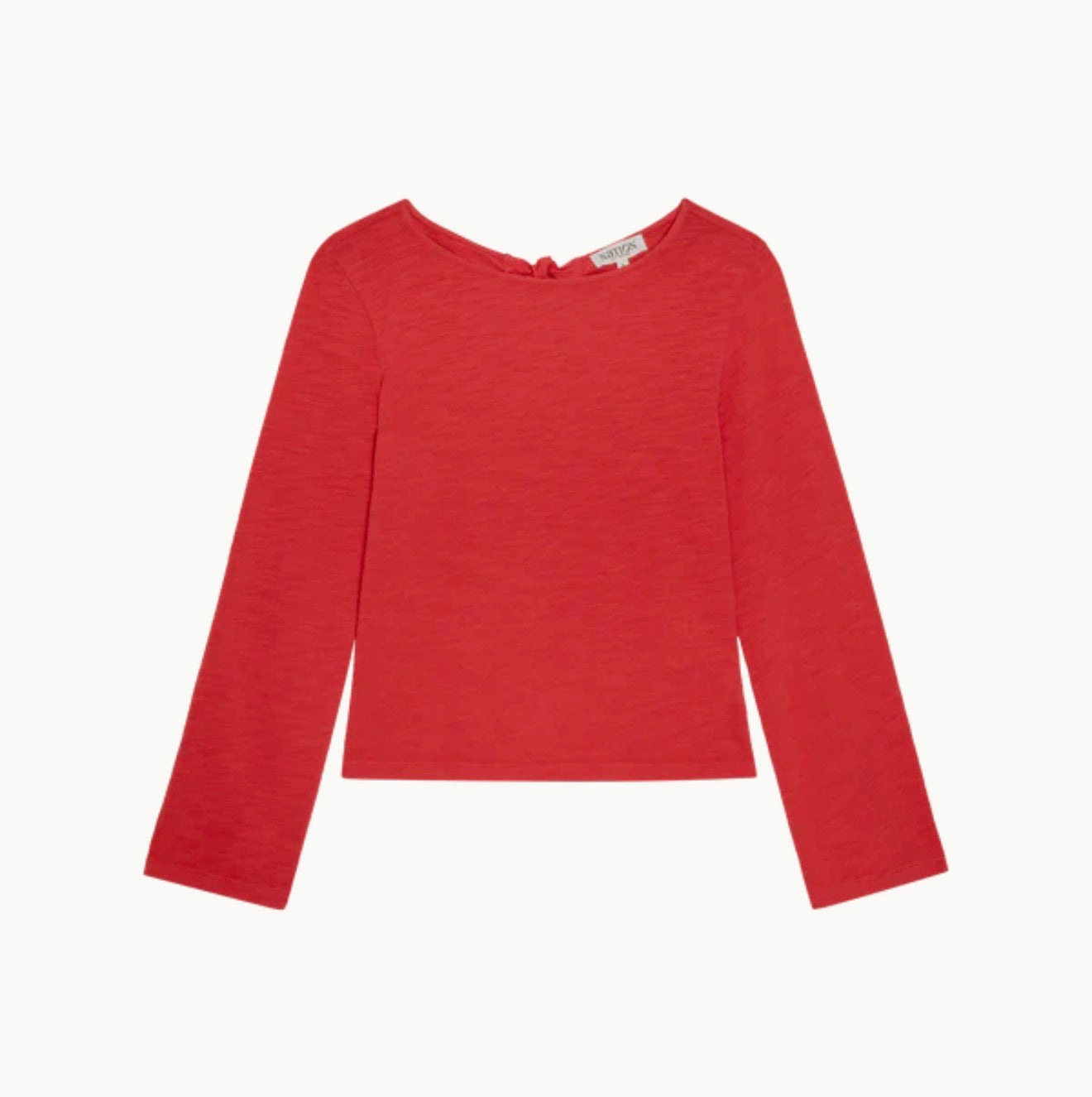Nation Ltd Tavin Tie Back Top - Poinsettia