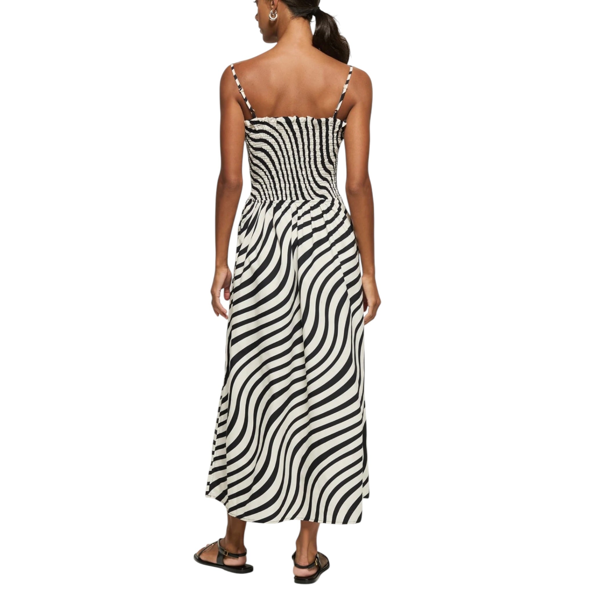 Nation Ltd Sibelle Smocked Midi Dress - Swirl