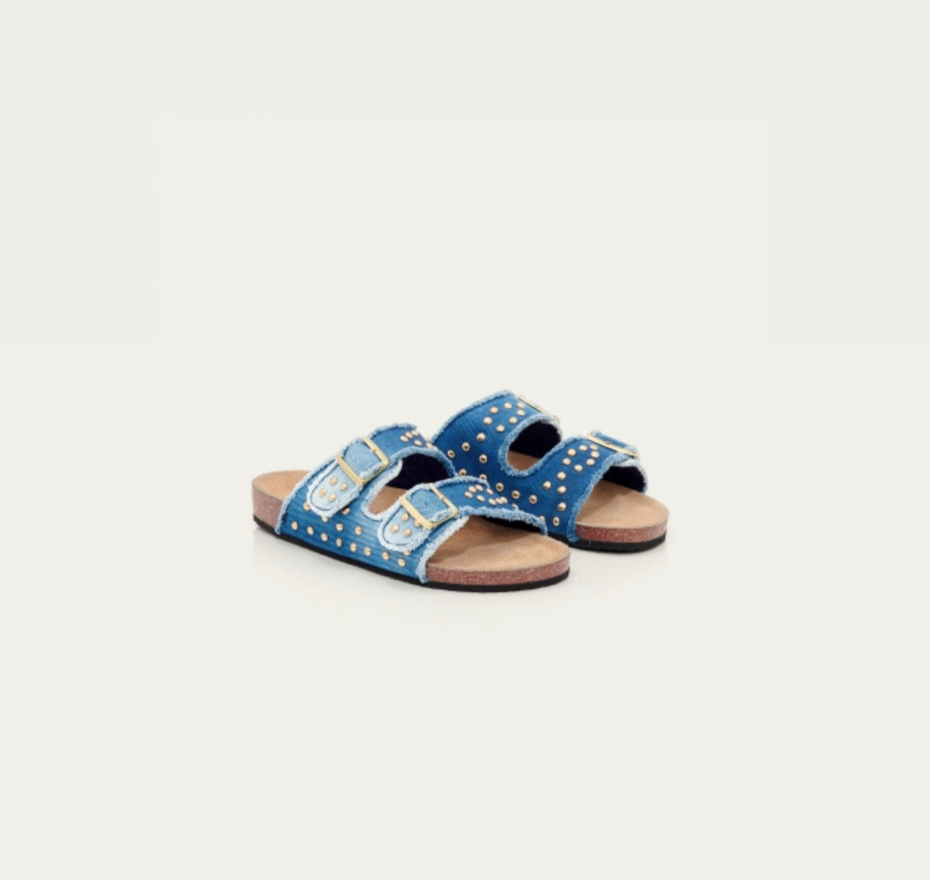 Claris Virot Odette Sandals - Indigo Denim