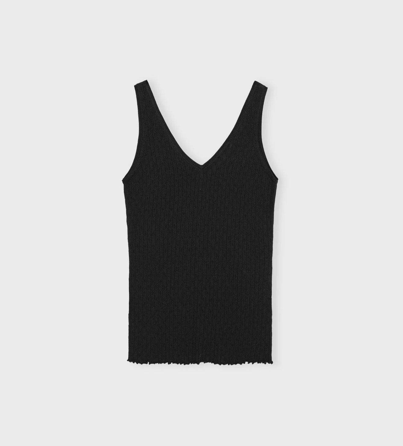 CARE BY ME Clara V-Top - Black