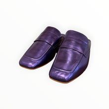 Psophía Loafer Slide - Purple Metallic