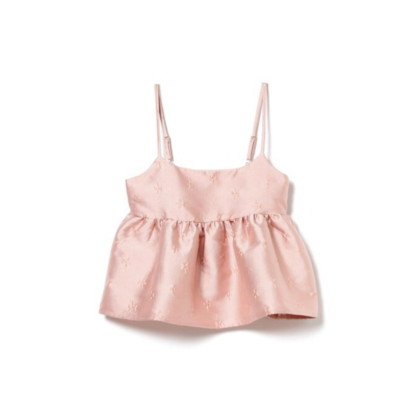 Sister Jane Jacquard Tulip Top - Pale Pink