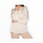 Nouvelle Silk95five Madras Blouse - Almondine