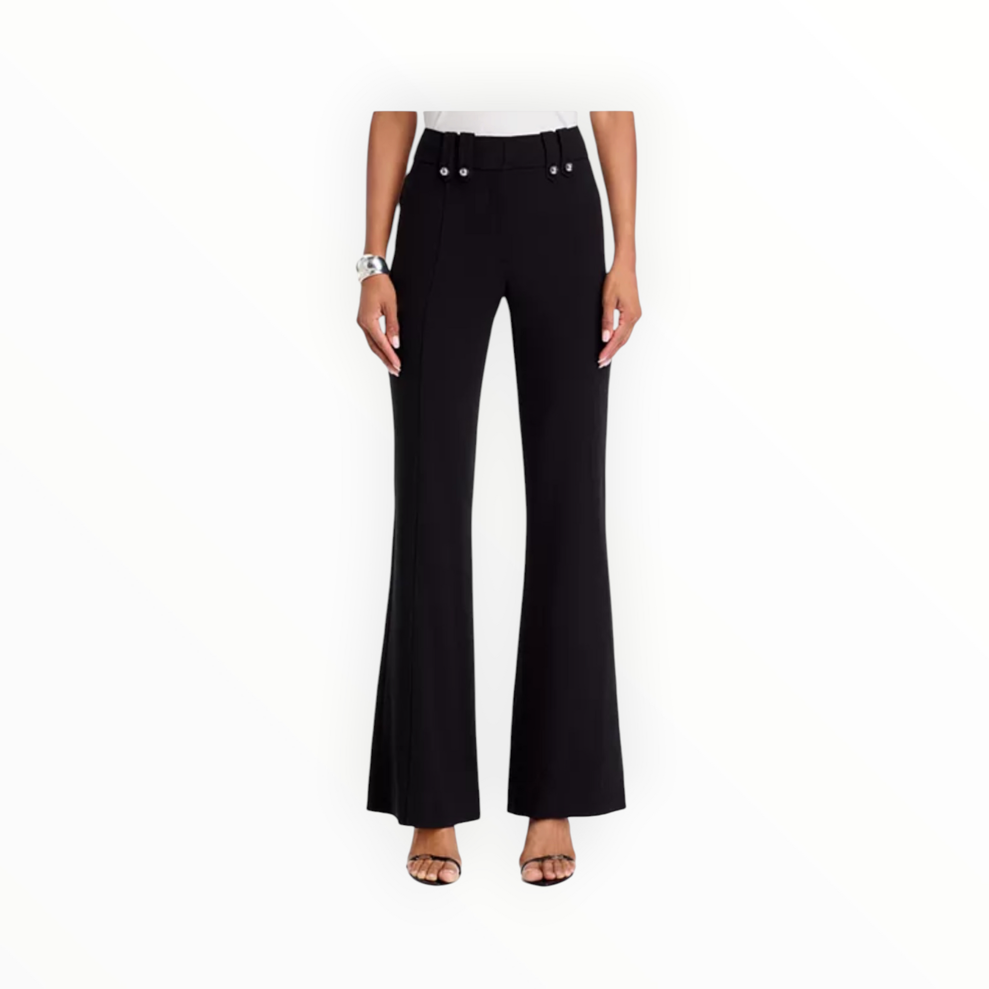 Derek Lam 10 Crosby Dawson Flare Trousers - Black