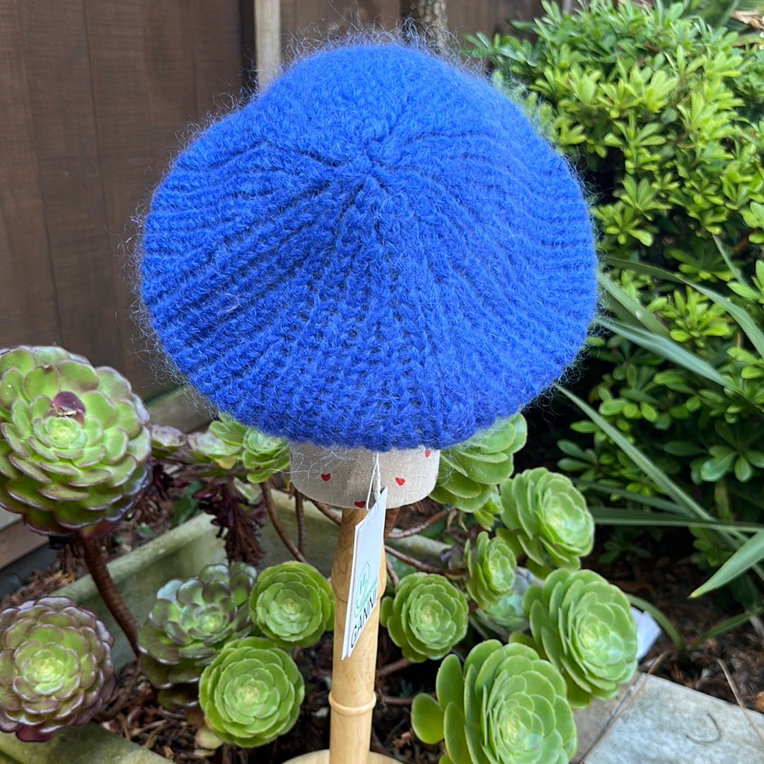 GANNI Mohair Beret - Dazzling Blue