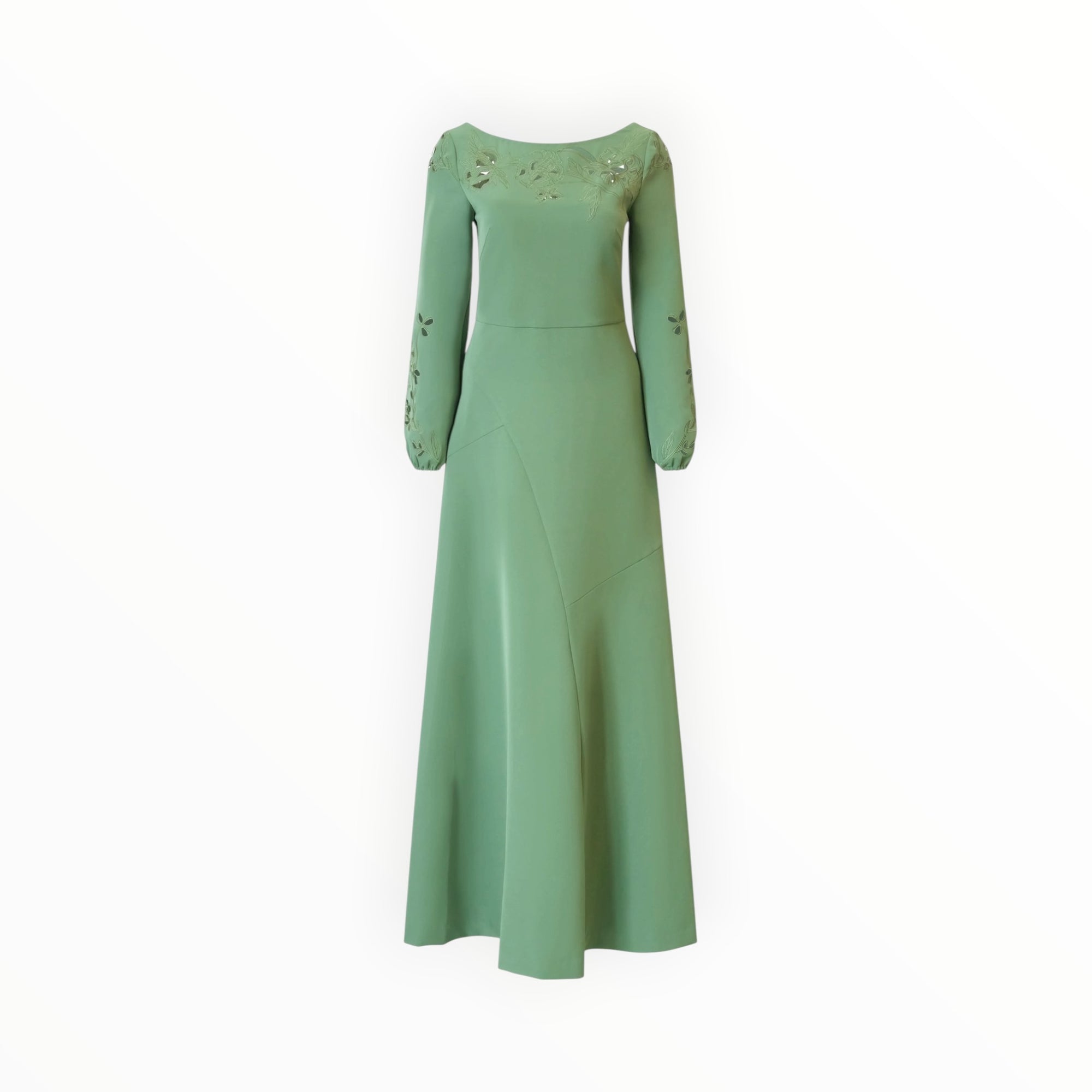 Kay Unger Valentina Embellished Dress - Spearmint