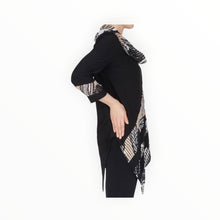 Joseph Ribkoff Tunic - Black/Beige