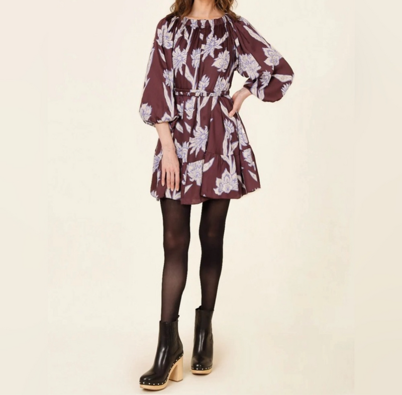 Omika Fitzgerald Mini Dress - Maira Bordeux