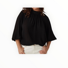 ba&sh Neil Long Sleeve Blouse - Black