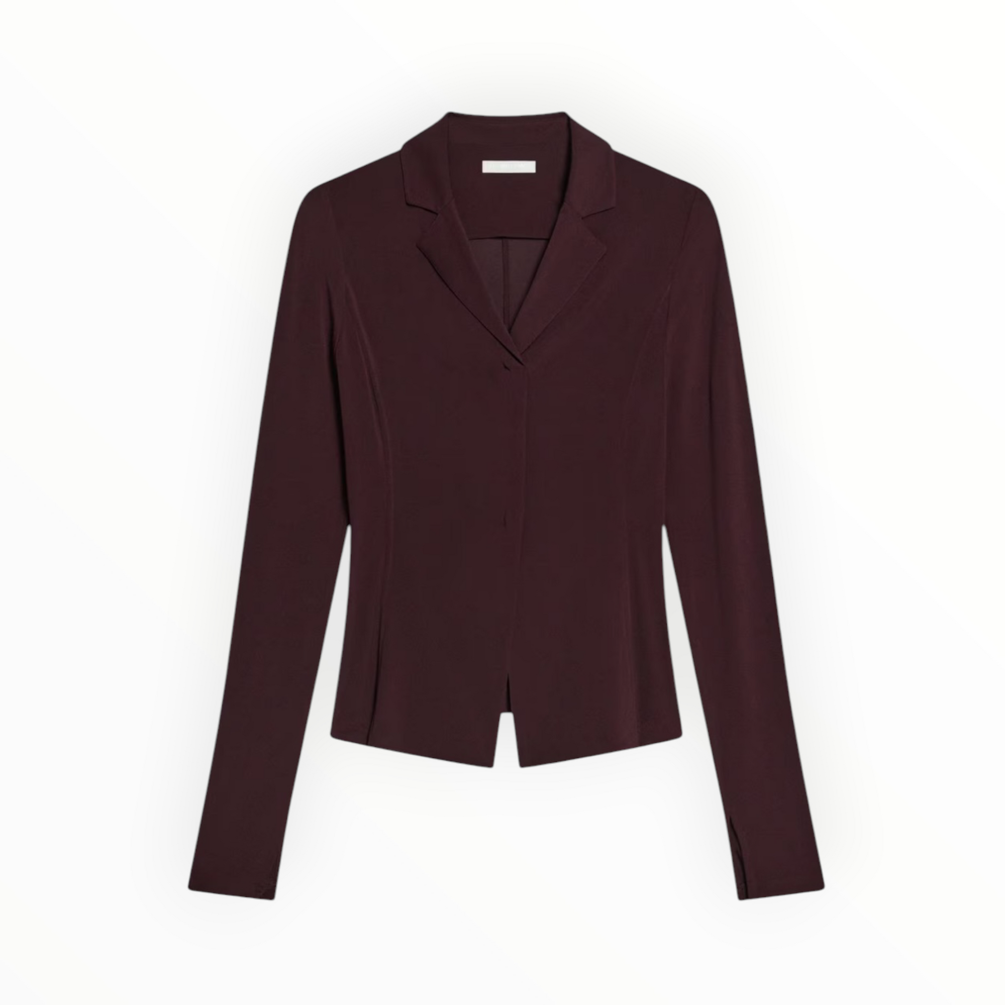 Helmut Lang Blazer Top - Mahogany