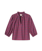 Trovata Orly Blouse - Mulled Wine Plaid