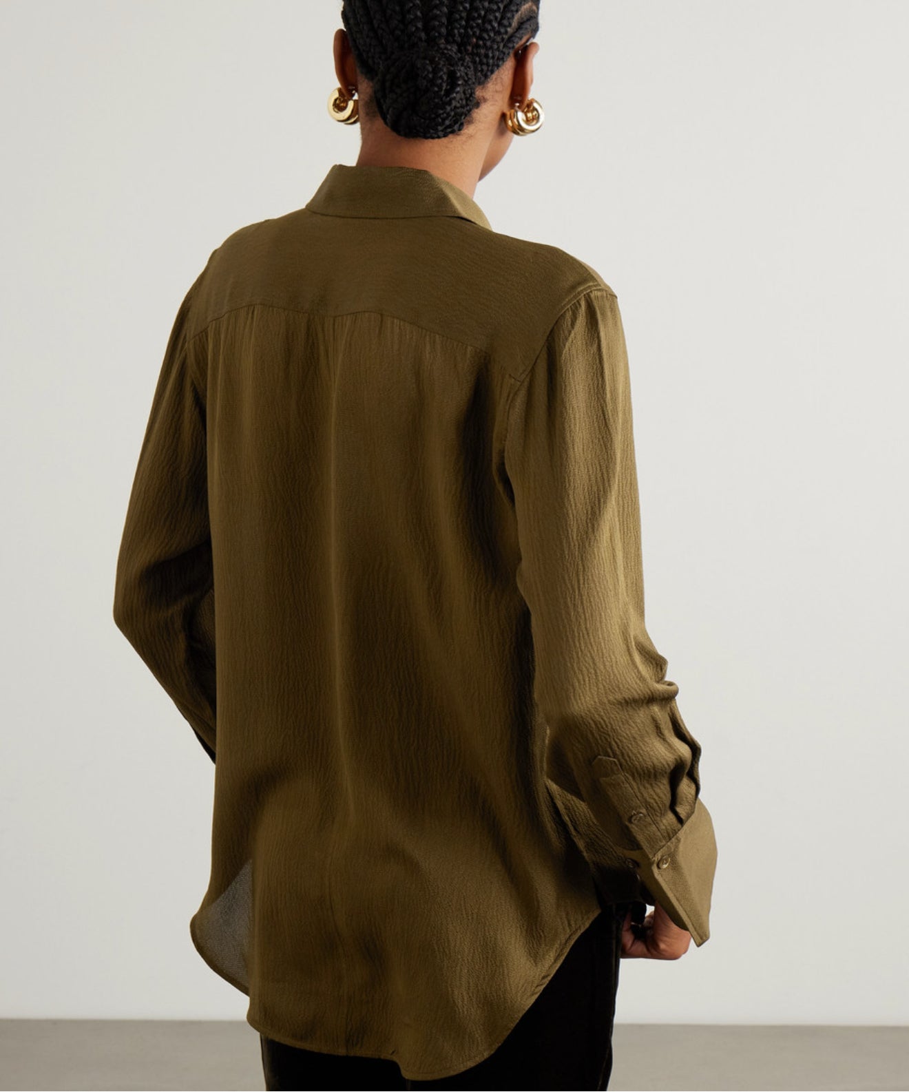 Frame The Standard Shirt - Moss