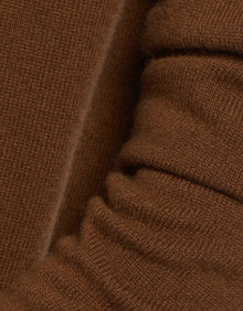 Nili Lotan March Crewneck Cashmere Cardigan - Coffee
