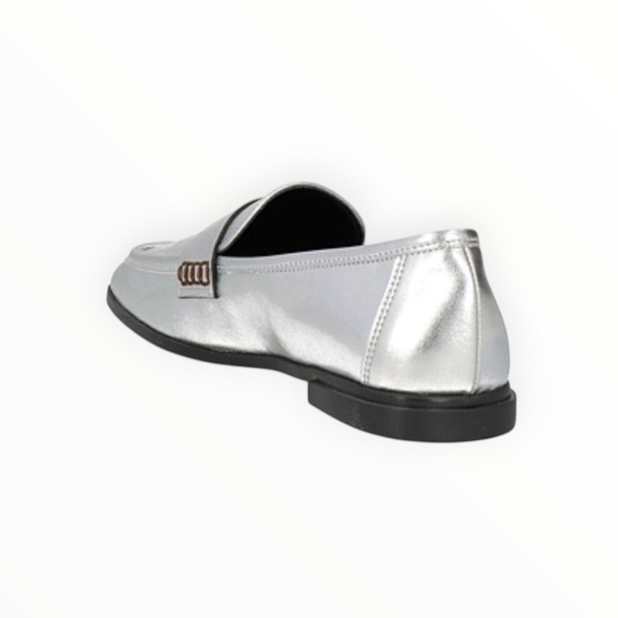 Beatrice b. Metallic Loafer - Silver