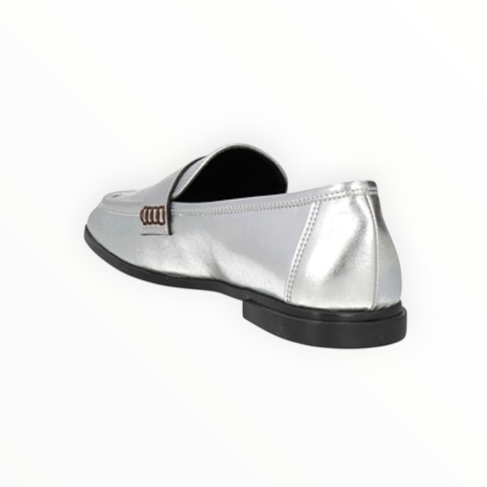 Beatrice b. Metallic Loafer - Silver