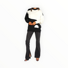 Pistola Alexa High Rise Slim Flare W/Slit - Dark Sky