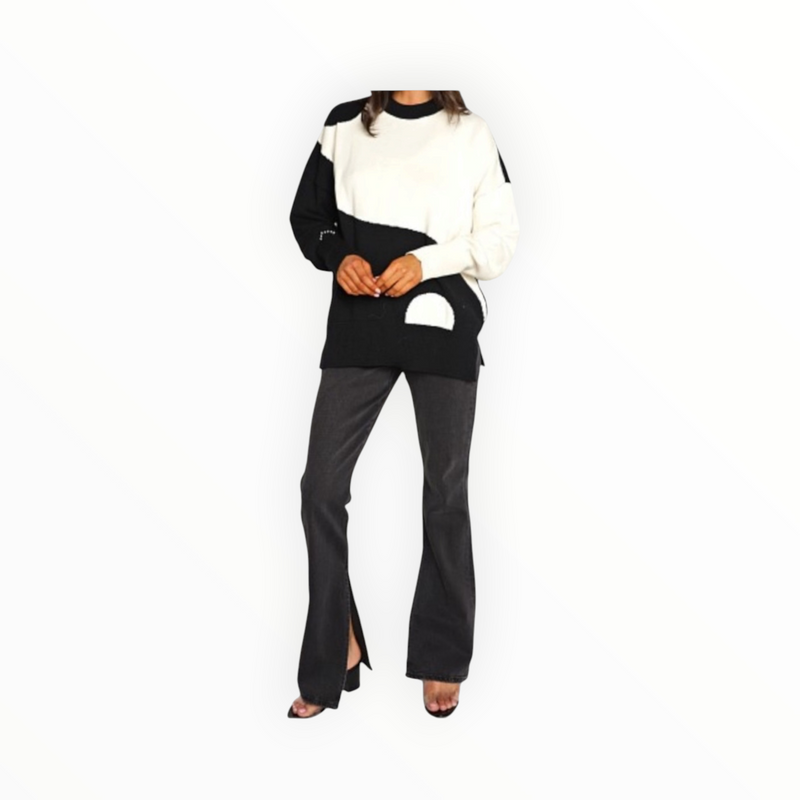 Pistola Alexa High Rise Slim Flare W/Slit - Dark Sky