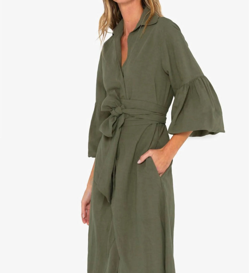 JBQ Lona Dress - Olive