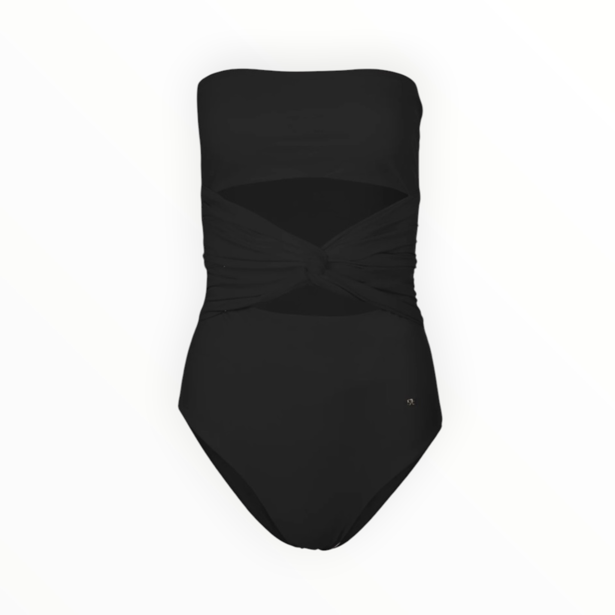 Series the Label Ines Twist Belt Swimsuit - Jet Black
