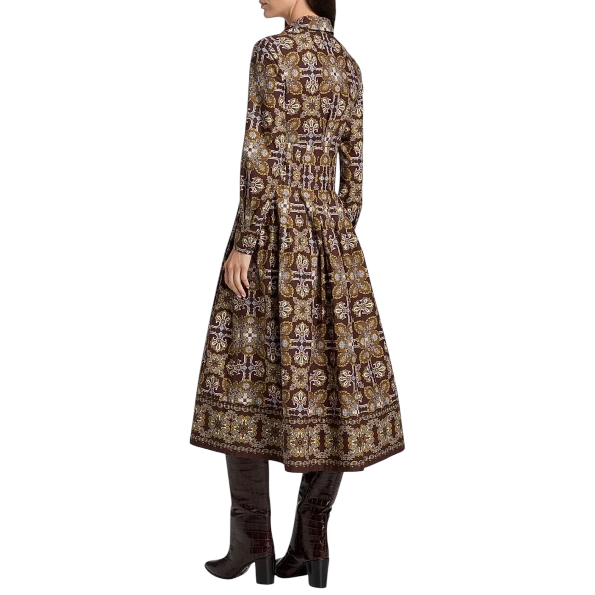 Cara Cara Cameron Dress - Vintage Tile Brown