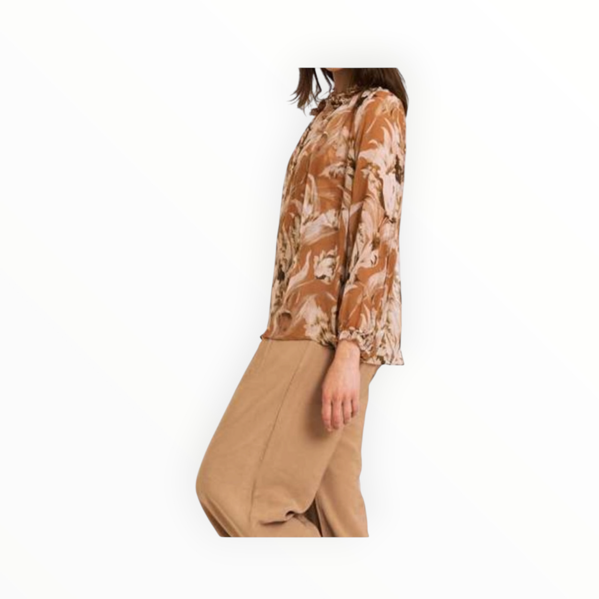 Christy Lynn Karla Blouse - Calla Lily Spice