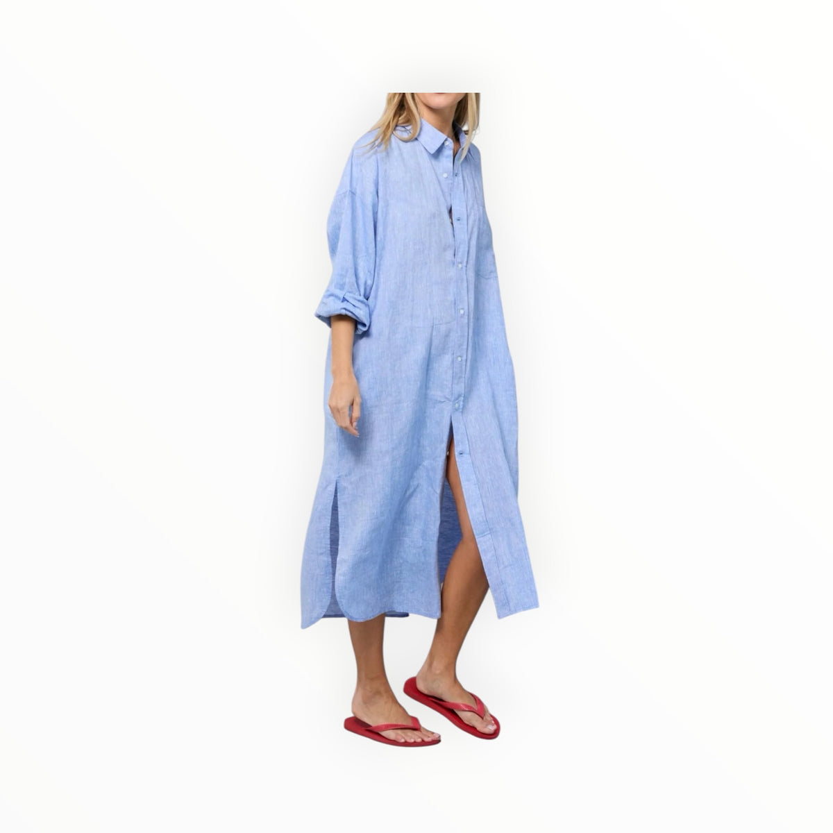 MAMÈNE Florence Shirt Dress - Chambray