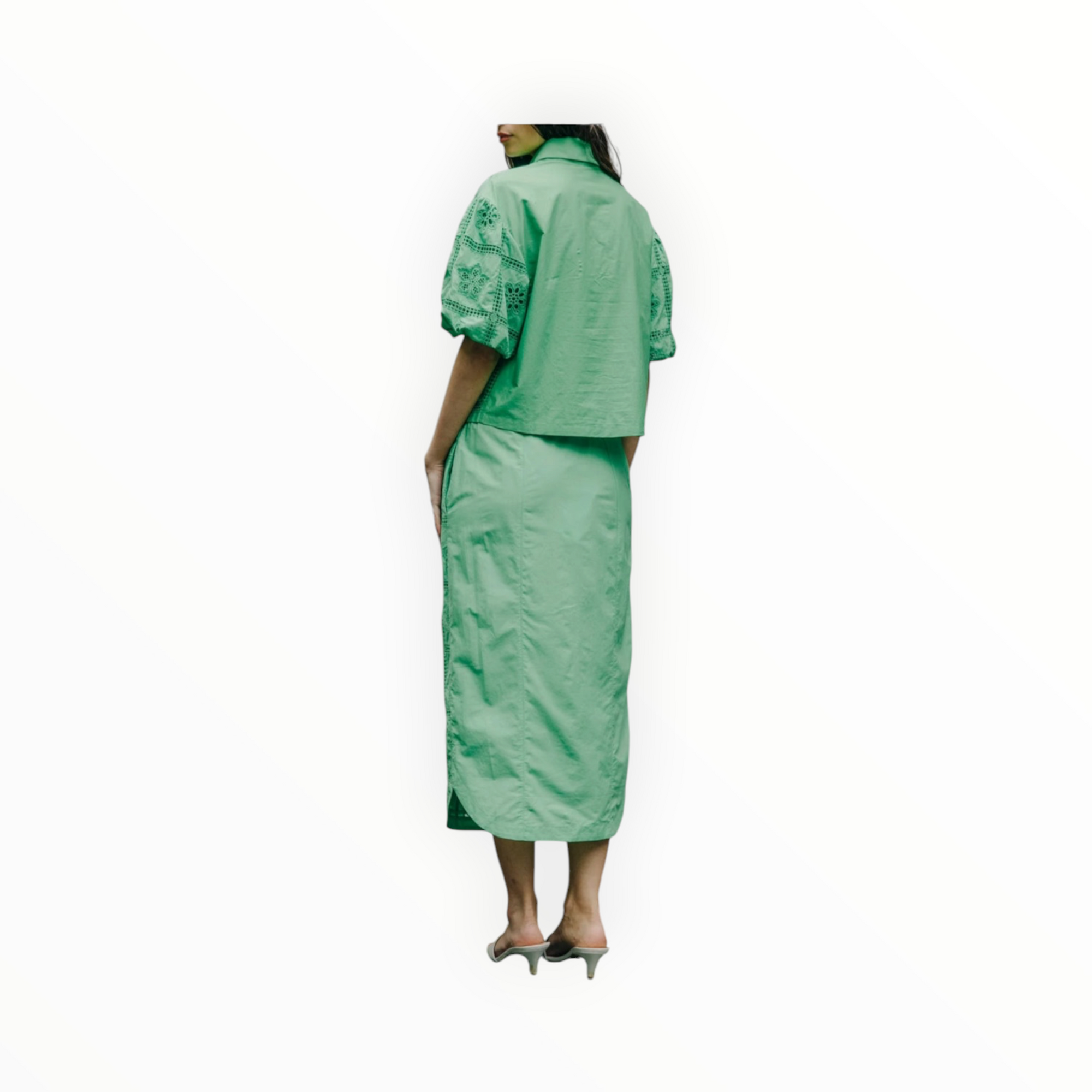 Love The Label Nylah Skirt - Kiwi