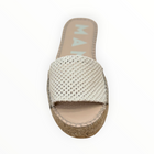Manebí Double Sole Slides - Cream Net