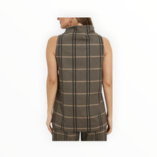 Joseph Ribkoff Sleeveless Plaid Top