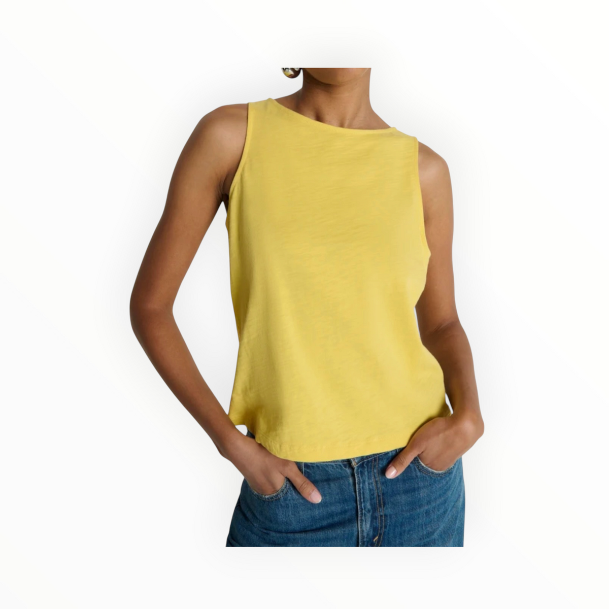 Nation Ltd Sammi Tie Back Tank - Sunshine