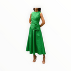 Shoshanna Midnight Gabrielle Dress - Vibrant Green