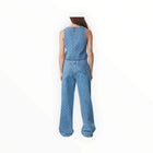 seventy + mochi Kane Cropped Vest - Laser Malibu