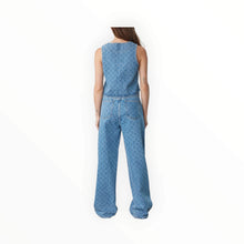 seventy + mochi Kane Cropped Vest - Laser Malibu