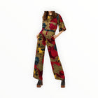 Traffic People Into My Arms Floral Jumpsuit