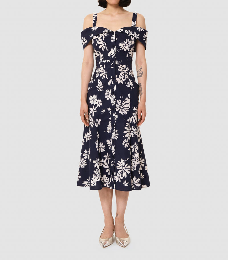 Tara Jarmon Raquelita Dress - Midnight Blue