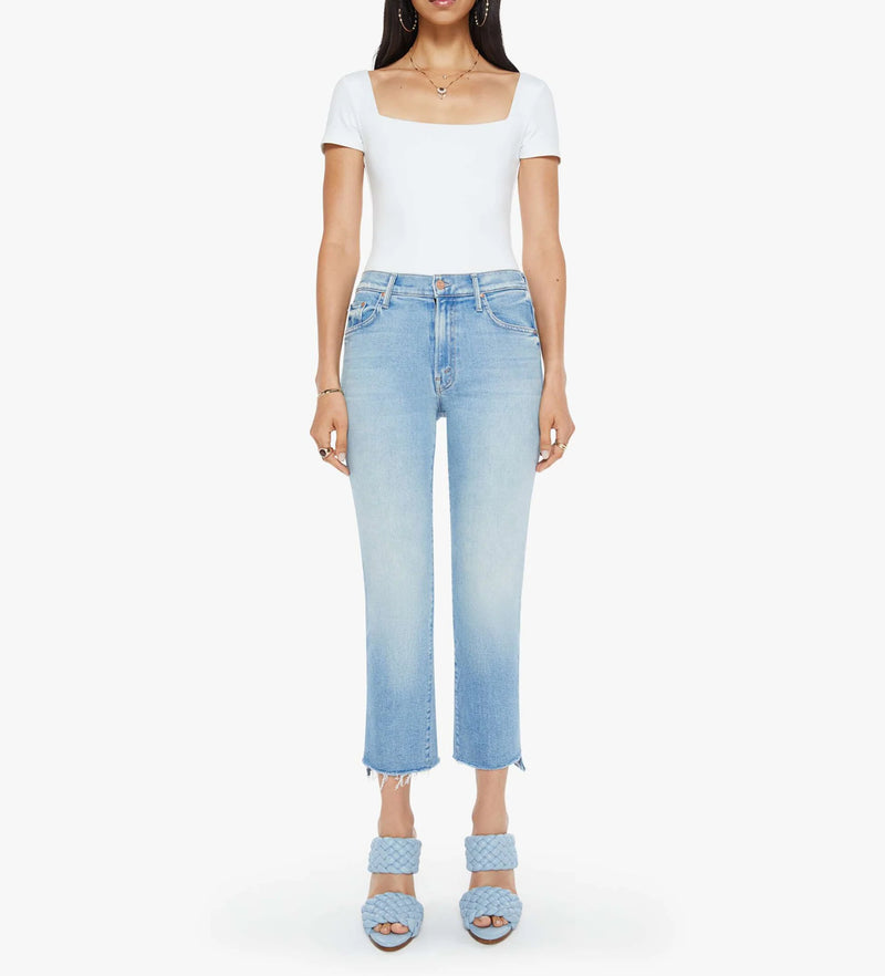 MOTHER The Insider Crop Step Fray - Can You Dig It?