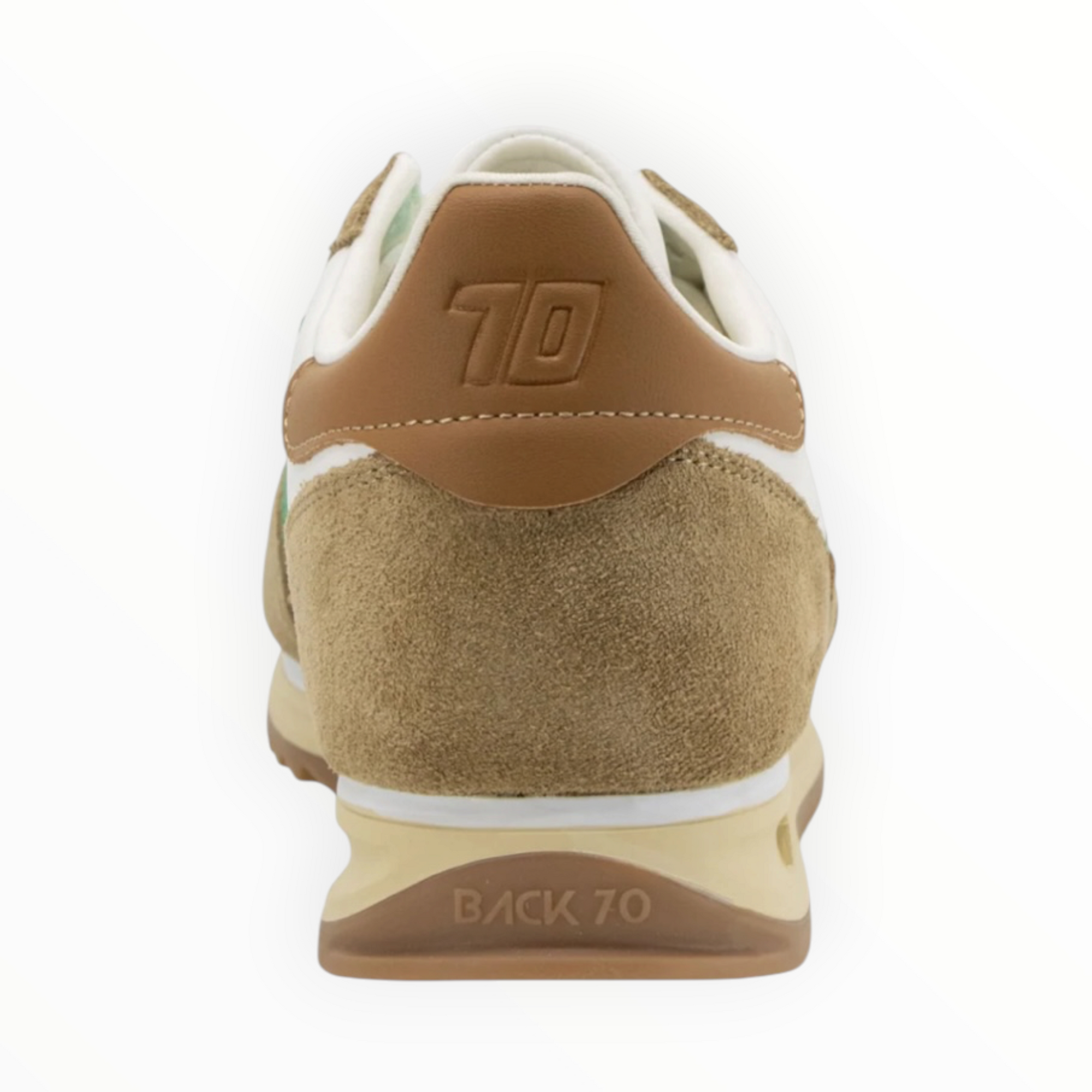 Back 70 Jogger Sneaker - White/Camel/Green