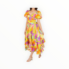Alivia Laura Dress - Colorblock Multi