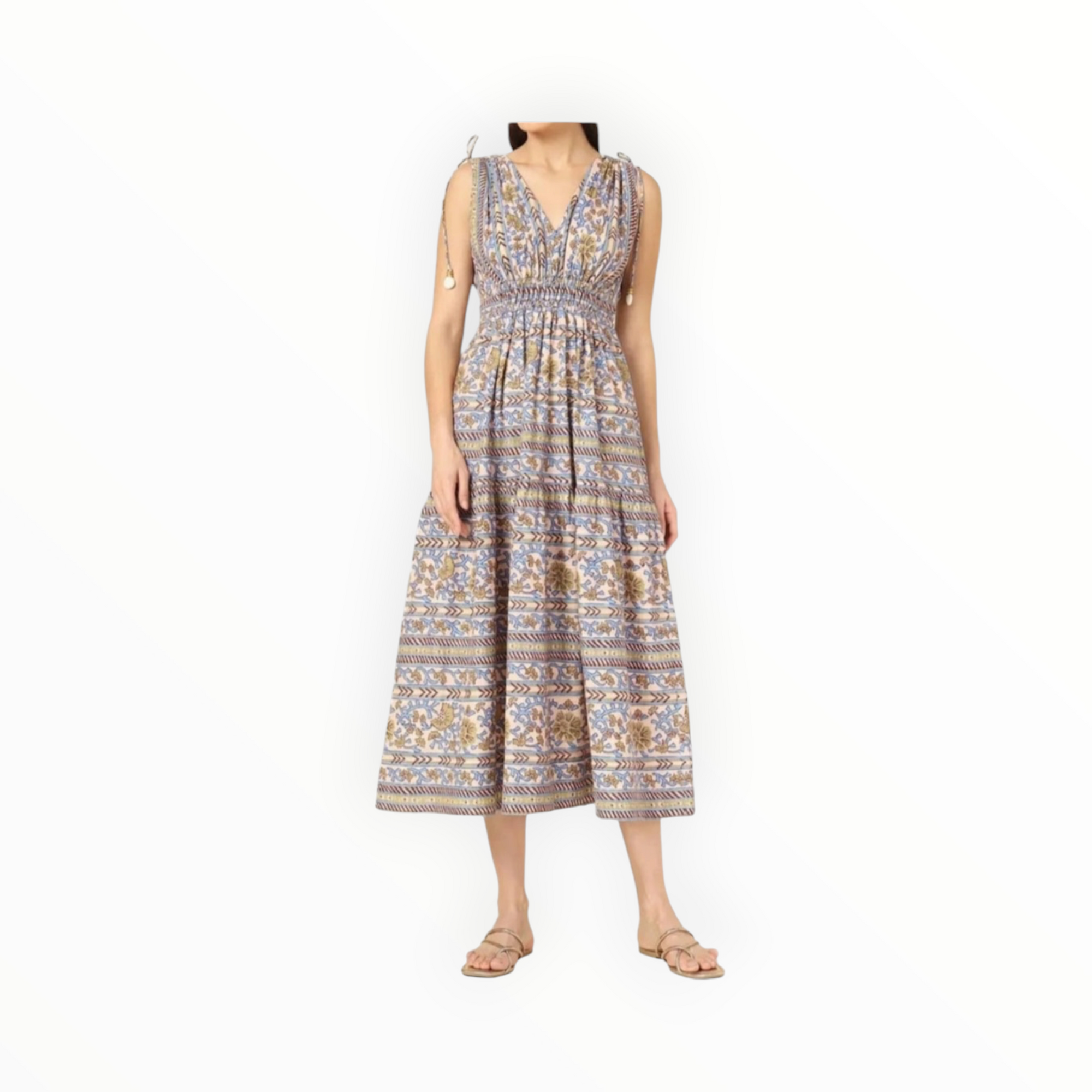 Omika Rosalita Midi Dress - Nirali Whisper