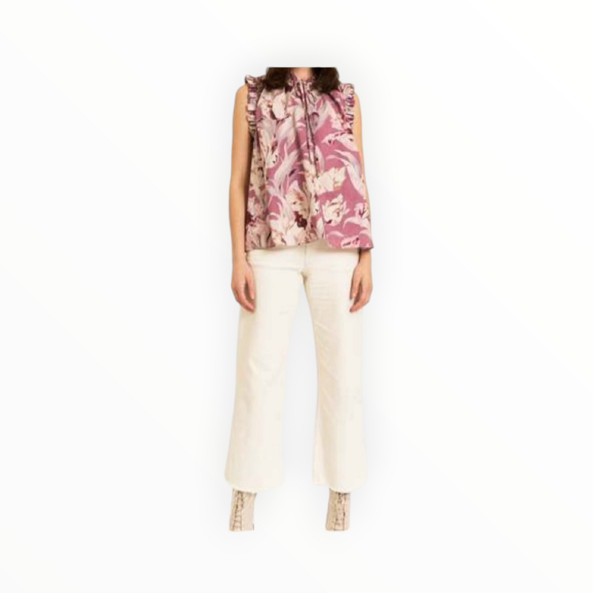 Christy Lynn Nora Top - Calla Lilly Pink