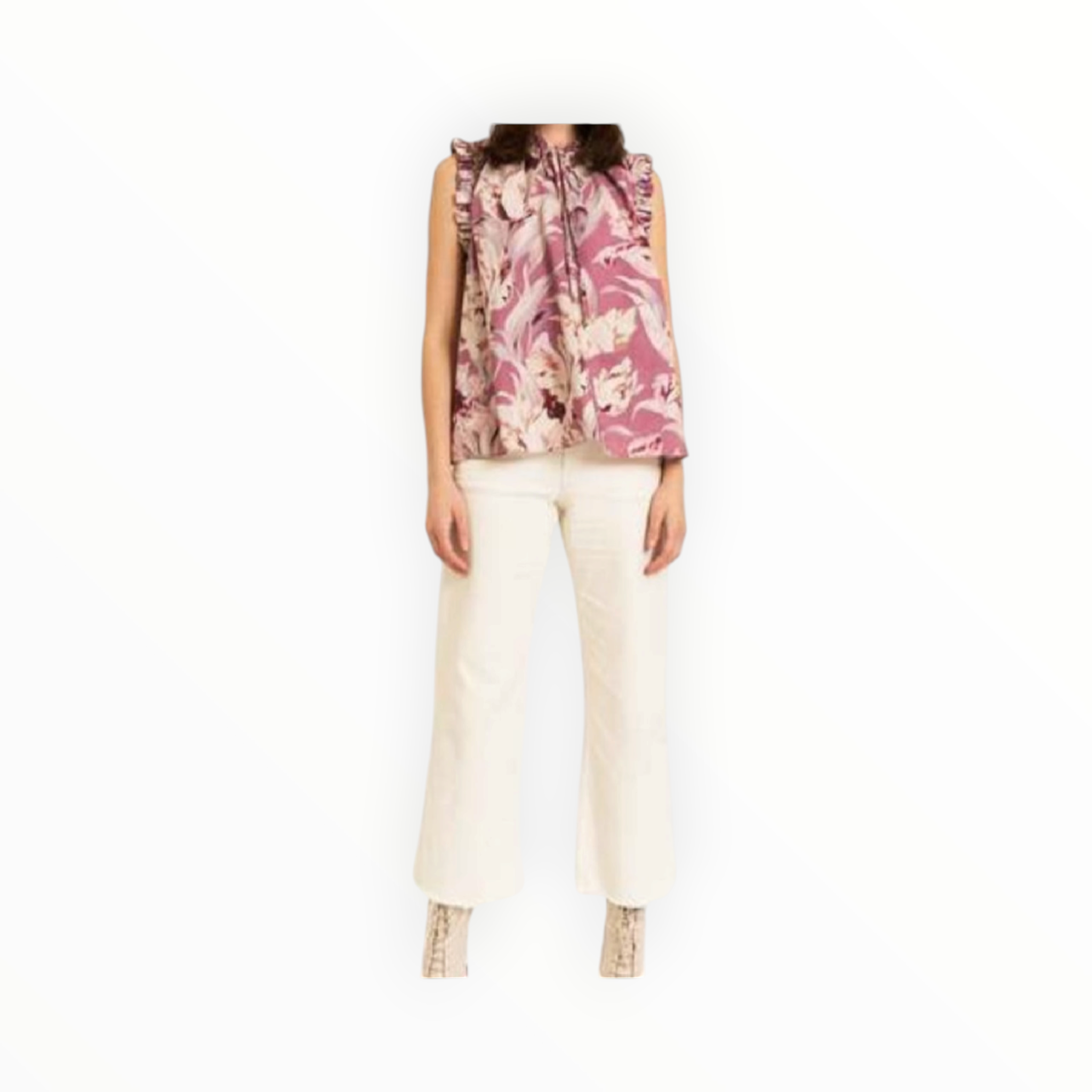 Christy Lynn Nora Top - Calla Lilly Pink