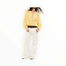 ba&sh Fedora Embroidered Shirt - Yellow