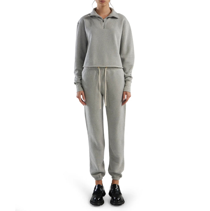 Les Tien Dylan Classic Sweatpant - Heather Grey