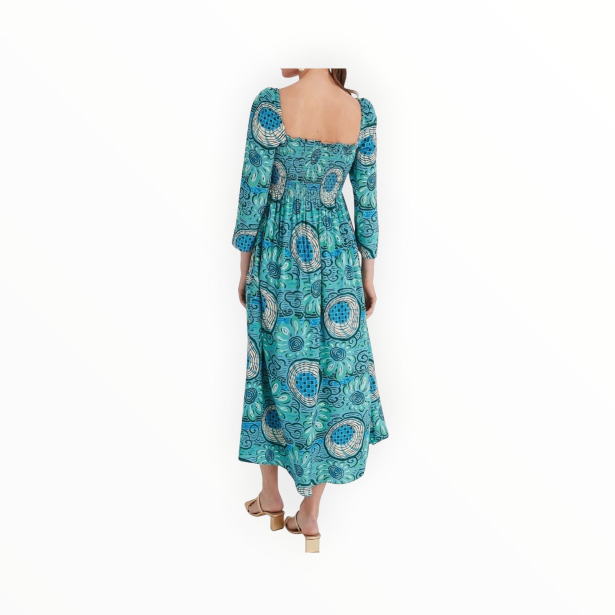 RHODE Aquatic Bloom Phoenix Dress