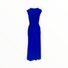 SIMKHAI Acacia Draped Jersey Midi Dress - Royal Blue