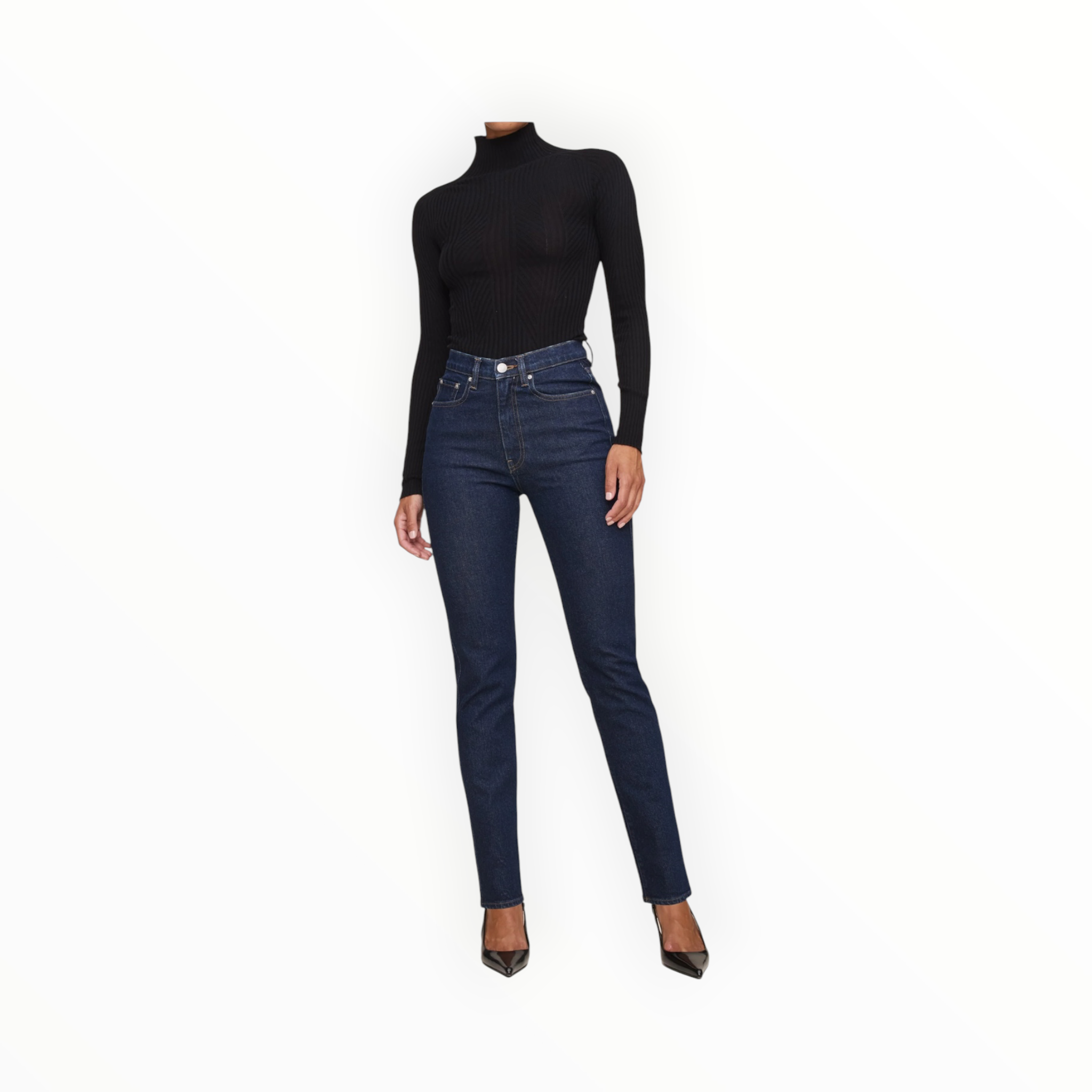 DL1961 Turtleneck Sweater - Black