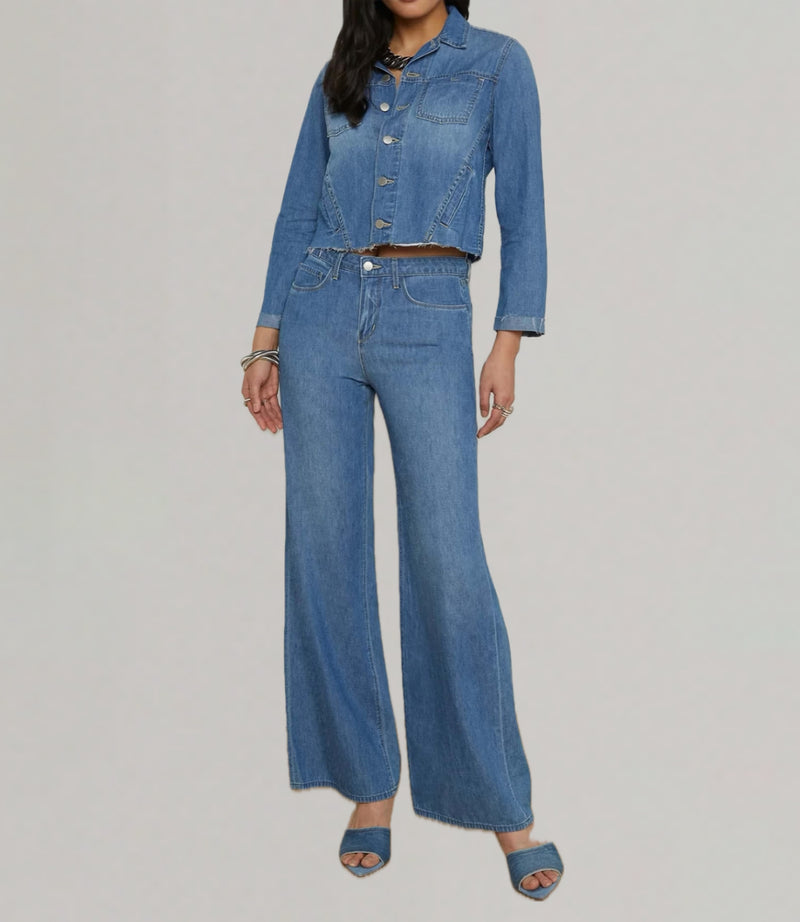 L’Agence Alicent Wide-Leg Jean - Stokes