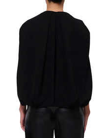 Jonathan Simkhai Dawn Cape Top - Black